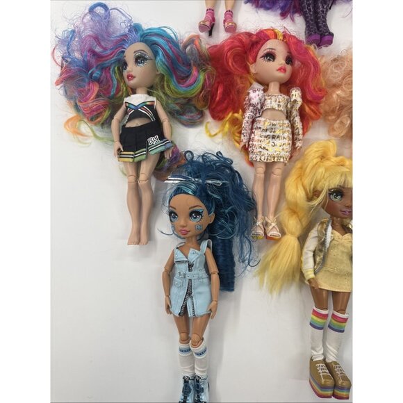 Rainbow High Doll Lot of 15 with Clothes Shoes Articulated Colorful Hair MGA - Picture 8 of 14